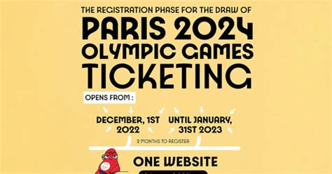 Register for the chance to be drawn for the first ticket phase of .